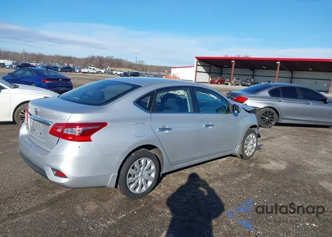 2017 Nissan Sentra S из США, поврежденный, VIN 3N1AB7APXHY390371